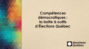 Page titre de la présentation